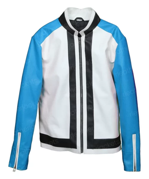 All Mine Blue Leather Jacket