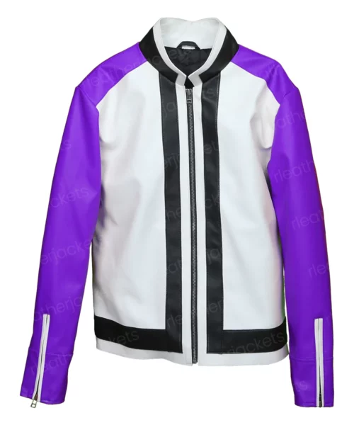 All Mine Purple Leather Jacket