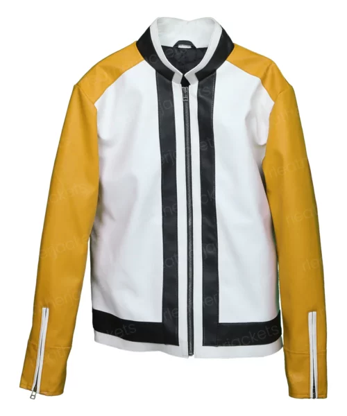 All Mine Yellow Leather Jacket
