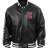 LA Clippers Black Leather Jacket