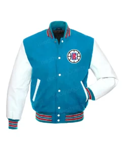 LA Clippers Blue Varsity Jacket