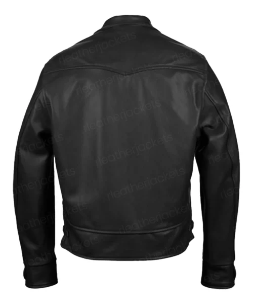 Men Black Cowhide Jacket