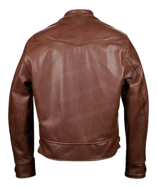 Men Brown Cowhide Jacket