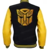 Mens Transformers Logo Varsity Jacket