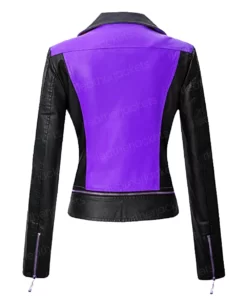 Womens Purple & Black Jacket