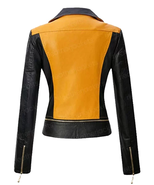 Womens Yellow & Black Jacket