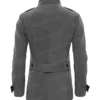 Men's Double Breasted Grey Coat