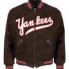 New York Yankees Brown Varsity Jacket