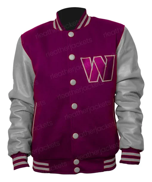 Washington Commanders Logo Varsity Jacket