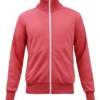 Mens Casual Pink Track Jacket