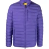 Mens Purple Puffer Jacket