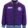 Avengers Purple Bomber Jacket