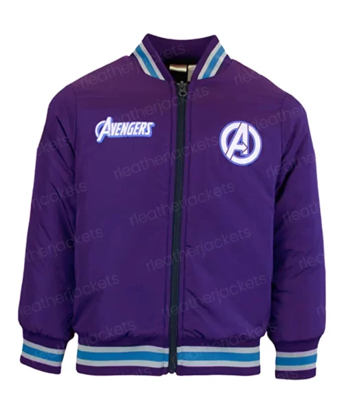 Avengers Purple Bomber Jacket