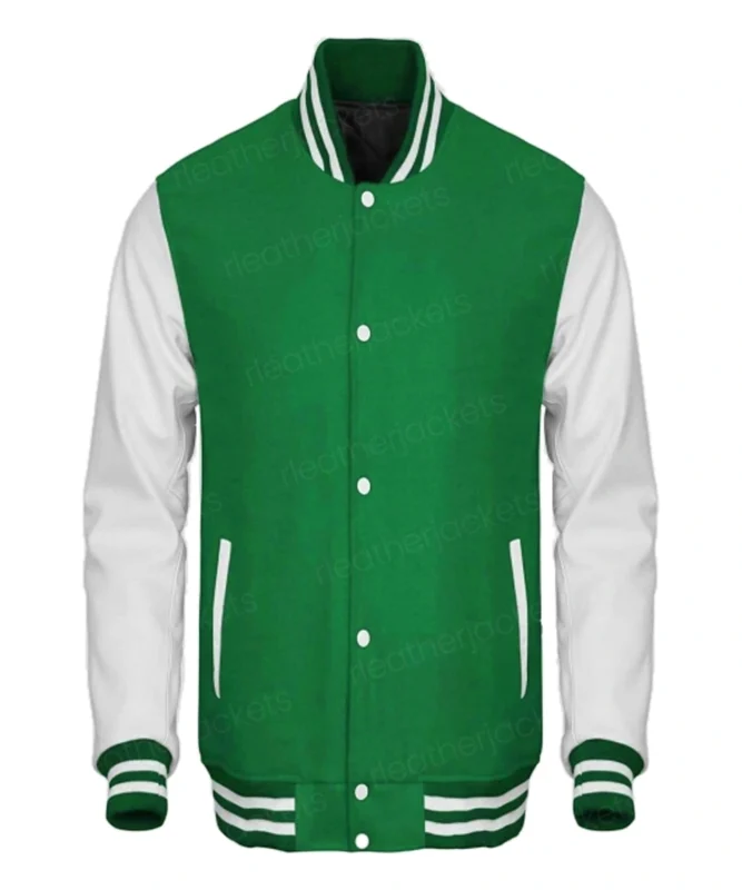 Money Green Byron Collar Varsity Jacket – Alwayz Bin Phresh