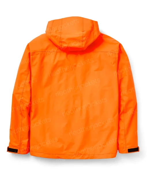 Mens water resistance orange jacket