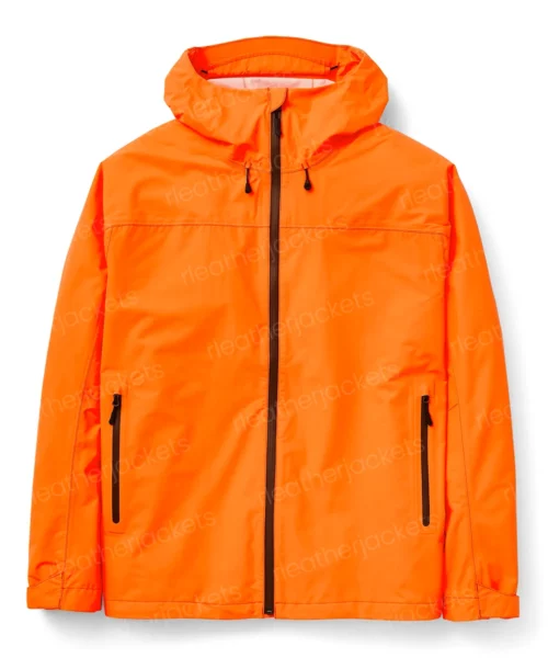 Mens water resistance orange jacket