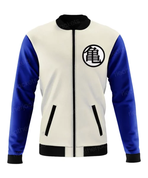 Goku Dragon Ball Z White Bomber Jacket
