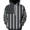 American Flag 3D Print Sweatshirt