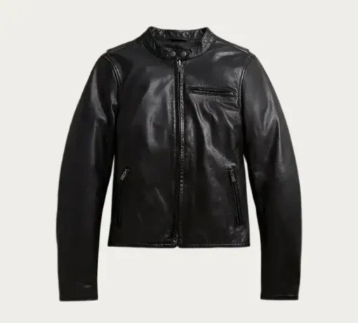 Jessica Alba Black Leather Jacket