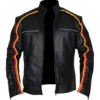 Men's Cafe Racer Motorcycle Jacket