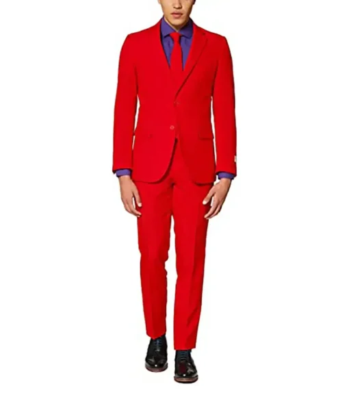 Men’s Party Red Suit