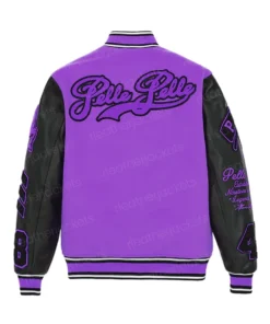 Pelle Pelle Purple Varsity Jacket