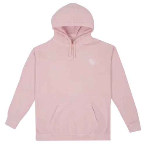 Pink Glitter Rose Hoodie