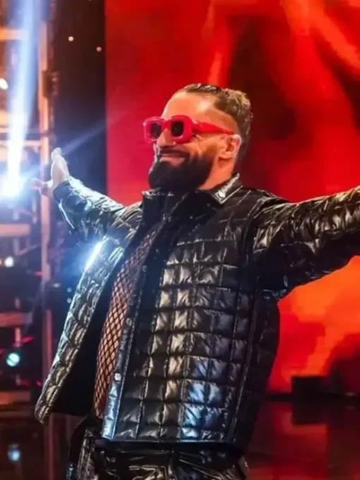 Seth Rollins WWE Raw 2023 Puffer Jacket