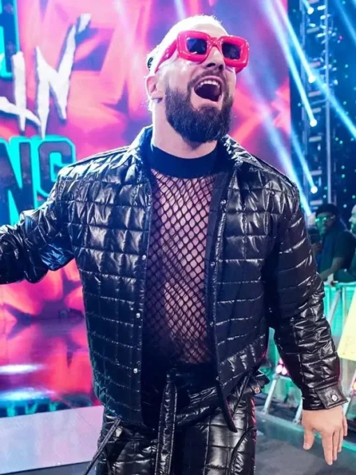 Seth Rollins WWE Raw 2023 Puffer Jacket