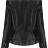 Women’s Black Biker Leather Jacket