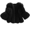 Women's Black Fur Coat
