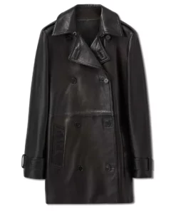 Charlotte Trench Leather Coat