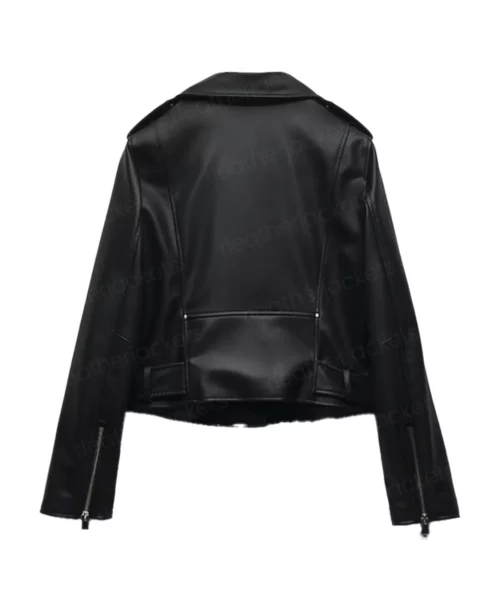 Faux Leather Biker Jacket