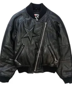 Issey Miyake 1980s Bomber Leather Jacket