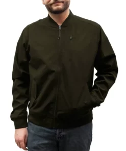 Men's Olive Bomber Jacket