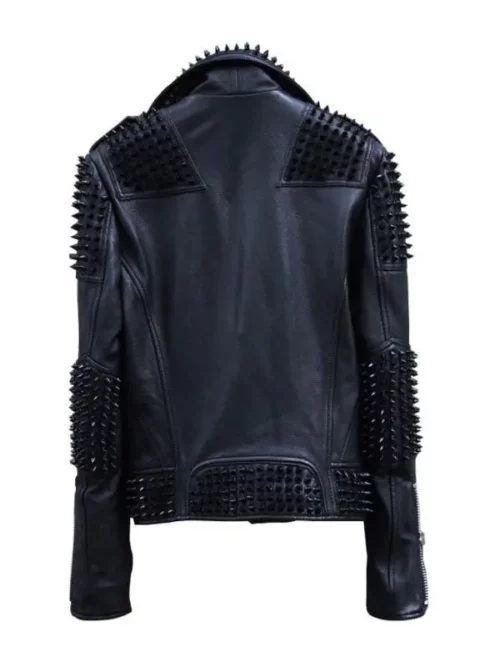 Mens Rock Punk Studded Jacket