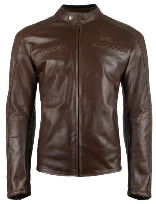 Dune Chocolate Leather Jacket | Dune Real Leather Jacket