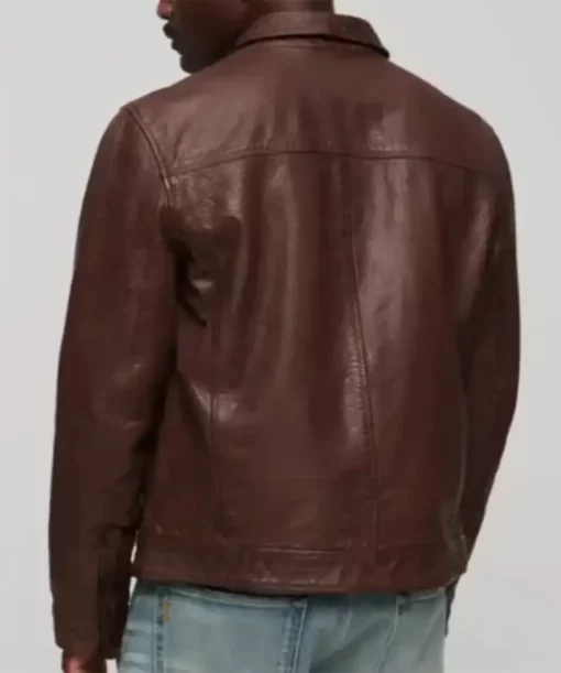 70’s Brown Leather Jacket