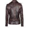 Chocolate Women Leather Jacket