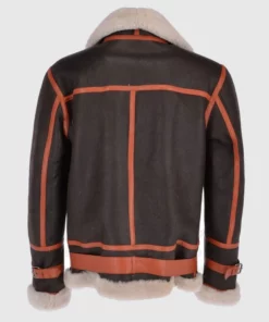 Men's Aviator Bomber Leather Jacket