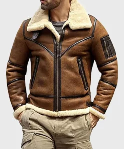 Mens B3 Sheepskin Leather Jacket
