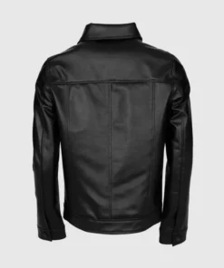Men's Black Cafe Racer Jacket