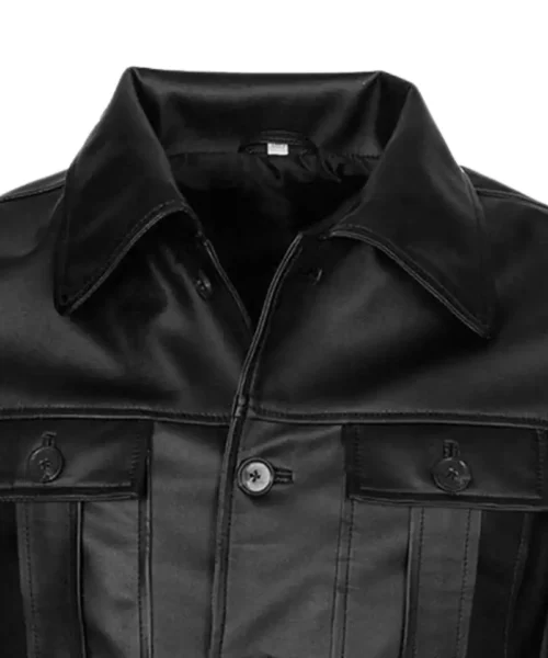 Men’s Black Cafe Racer Jacket