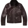 Men's Luxurious Brown Leather Jacket