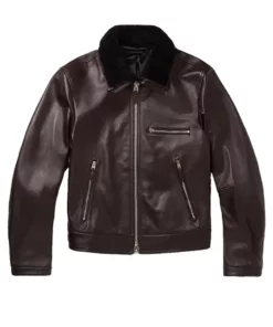 Men's Luxurious Brown Leather Jacket