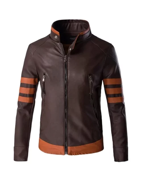 Men’s Tan Brown Leather Jacket