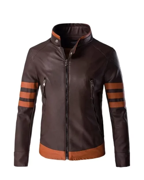 Men’s Tan Brown Leather Jacket