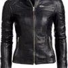 Women's Real Lambskin Leather Jacket