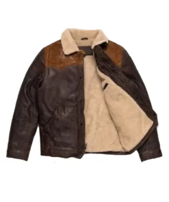 Jackson Leather Sherpa Jacket
