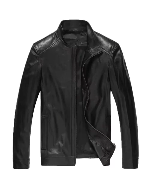 Men's Luxury Genuine Sheepskin Leather Jacket